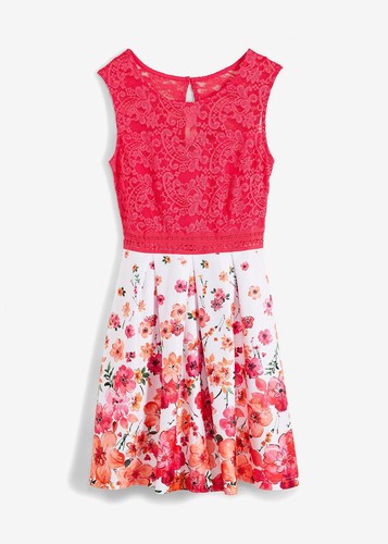 Kleid mit spitze 42 - spitze, pink