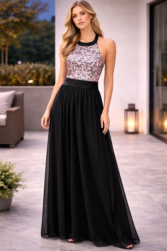 Abendkleid 34 schwarz - abendkleid,