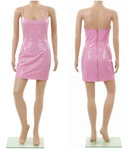 Party minikleid pink zipper - minikleid,