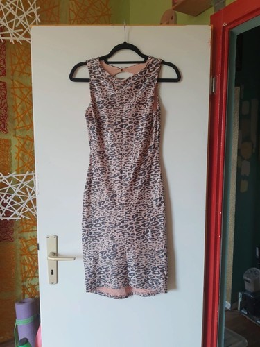 Pink animalprint partykleid - animalprint,