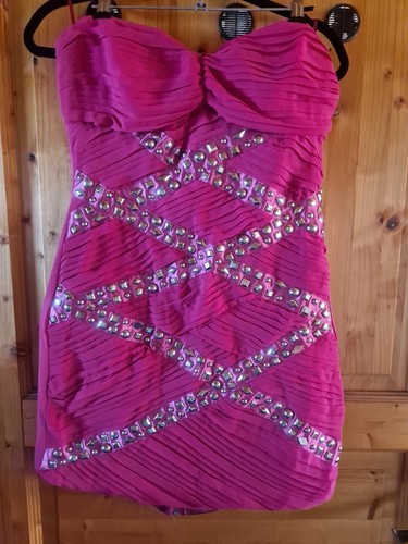 Partykleid pink s - pink, gr.12/s