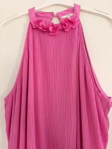 Damen maxikleid 46 plissee - damen,