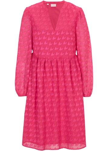Jacquardkleid mit hahnentritt - jacquardkleid,