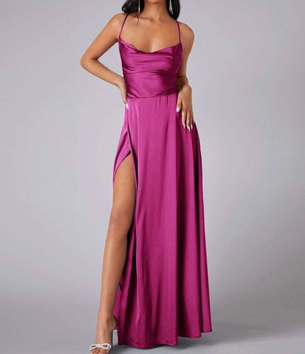 Eventkleid satin - gr.l,