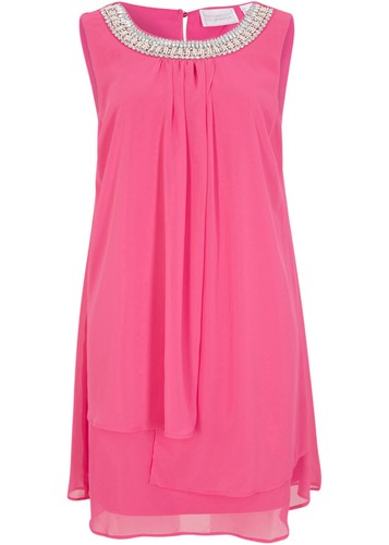 Premium kleid mit applikation - mit,