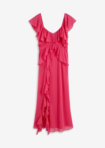 Maxi kleid mit volants 42 - maxi-kleid,